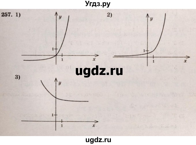 ГДЗ (Решебник №3) по алгебре 10 класс Ш.А. Алимов / упражнение-№ / 257