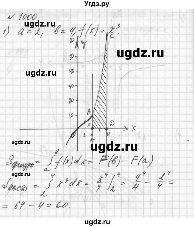 ГДЗ (Решебник №1) по алгебре 10 класс Ш.А. Алимов / упражнение-№ / 1000