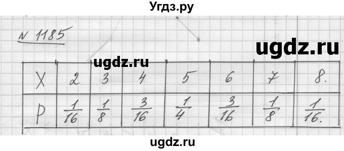 ГДЗ (Решебник №1) по алгебре 10 класс Ш.А. Алимов / упражнение-№ / 1185