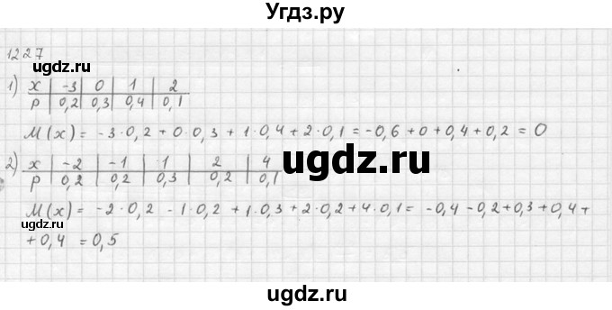 ГДЗ (Решебник №1) по алгебре 10 класс Ш.А. Алимов / упражнение-№ / 1227