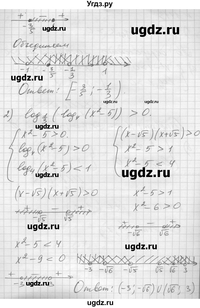 ГДЗ (Решебник №1) по алгебре 10 класс Ш.А. Алимов / упражнение-№ / 1412(продолжение 2)
