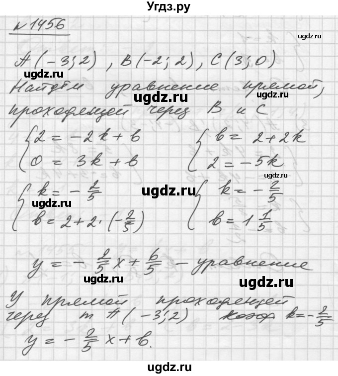 ГДЗ (Решебник №1) по алгебре 10 класс Ш.А. Алимов / упражнение-№ / 1456
