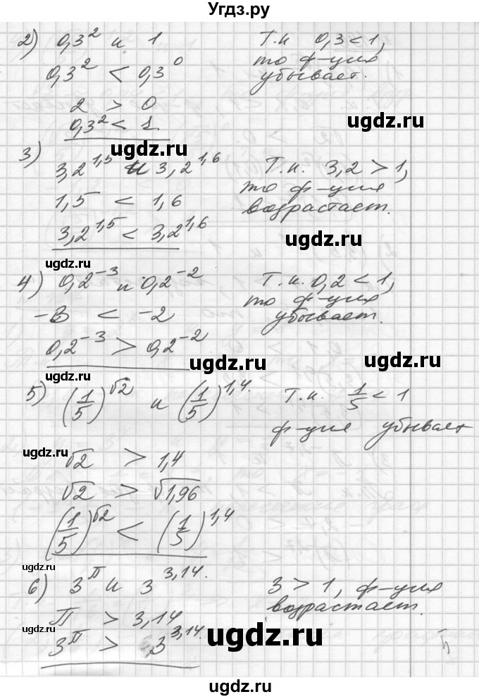 ГДЗ (Решебник №1) по алгебре 10 класс Ш.А. Алимов / упражнение-№ / 195(продолжение 2)