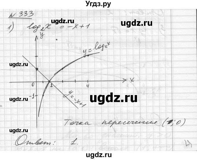 ГДЗ (Решебник №1) по алгебре 10 класс Ш.А. Алимов / упражнение-№ / 333
