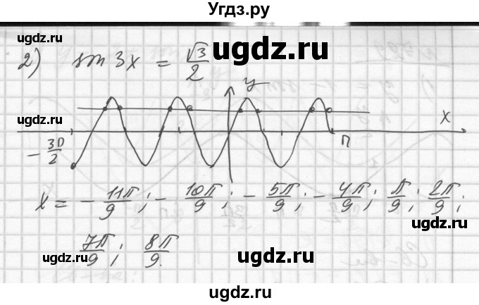 ГДЗ (Решебник №1) по алгебре 10 класс Ш.А. Алимов / упражнение-№ / 727(продолжение 2)