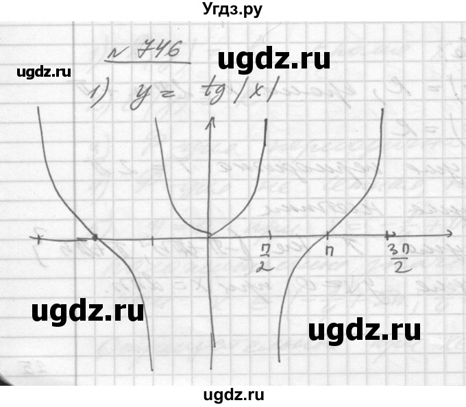 ГДЗ (Решебник №1) по алгебре 10 класс Ш.А. Алимов / упражнение-№ / 746