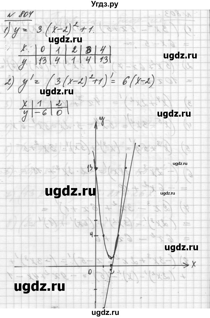ГДЗ (Решебник №1) по алгебре 10 класс Ш.А. Алимов / упражнение-№ / 804