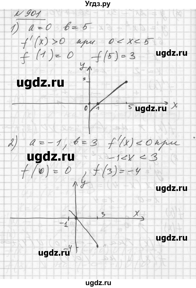 ГДЗ (Решебник №1) по алгебре 10 класс Ш.А. Алимов / упражнение-№ / 901