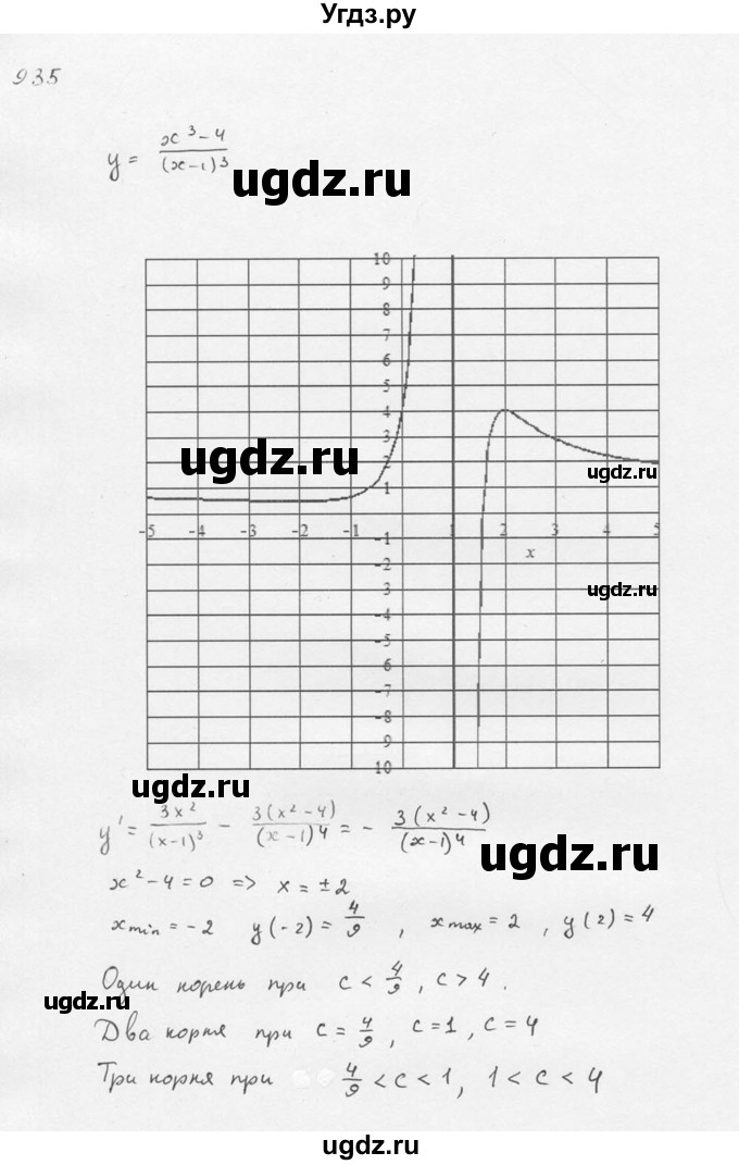 ГДЗ (Решебник №1) по алгебре 10 класс Ш.А. Алимов / упражнение-№ / 935