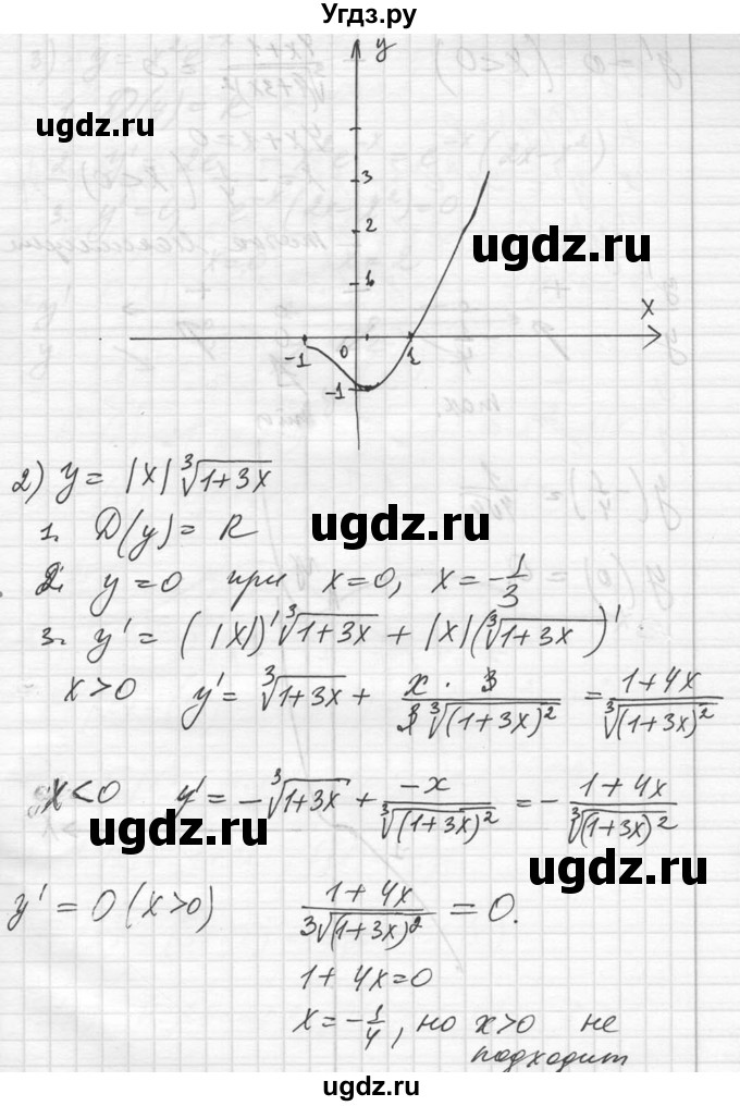 ГДЗ (Решебник №1) по алгебре 10 класс Ш.А. Алимов / упражнение-№ / 981(продолжение 2)