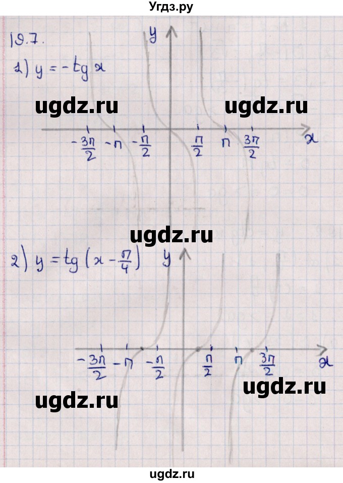 ГДЗ (Решебник к учебнику 2022) по алгебре 10 класс Мерзляк А.Г. / §19 / 19.7