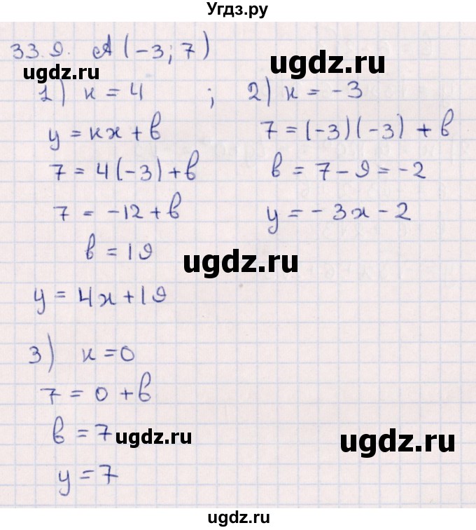 ГДЗ (Решебник к учебнику 2022) по алгебре 10 класс Мерзляк А.Г. / §33 / 33.9