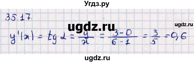 ГДЗ (Решебник к учебнику 2022) по алгебре 10 класс Мерзляк А.Г. / §35 / 35.17