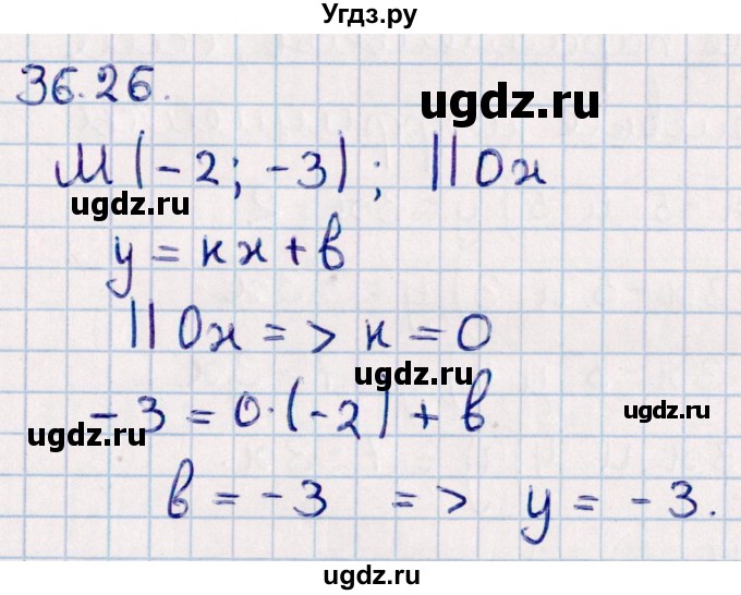 ГДЗ (Решебник к учебнику 2022) по алгебре 10 класс Мерзляк А.Г. / §36 / 36.26