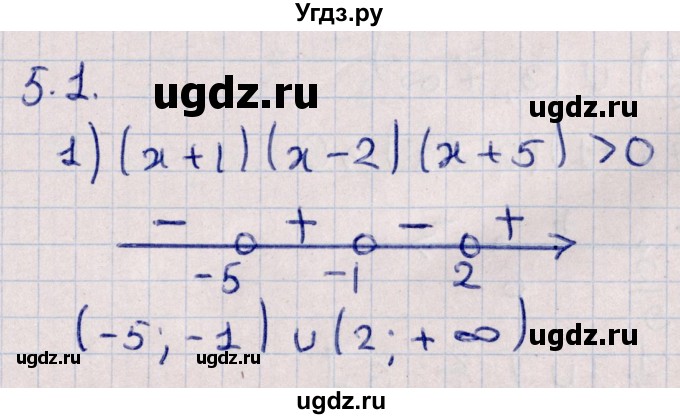 ГДЗ (Решебник к учебнику 2022) по алгебре 10 класс Мерзляк А.Г. / §5 / 5.1
