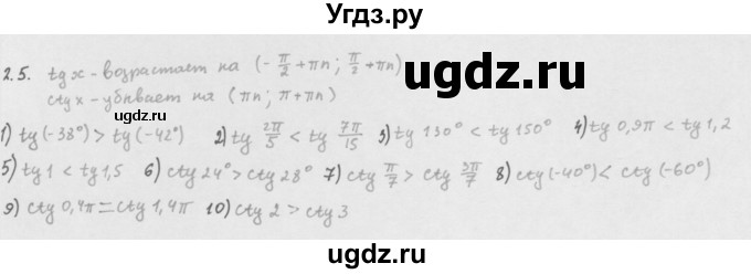 ГДЗ (Решебник к учебнику 2013) по алгебре 10 класс Мерзляк А.Г. / §22 / 22.5