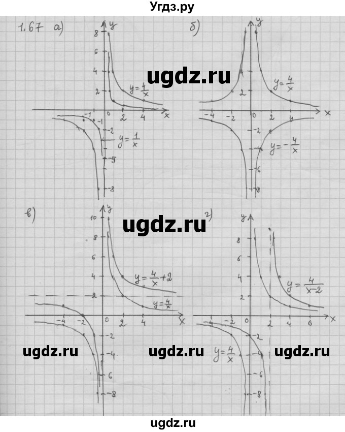 ГДЗ (Решебник) по алгебре 11 класс Никольский С. М. / номер / § 1 / 67