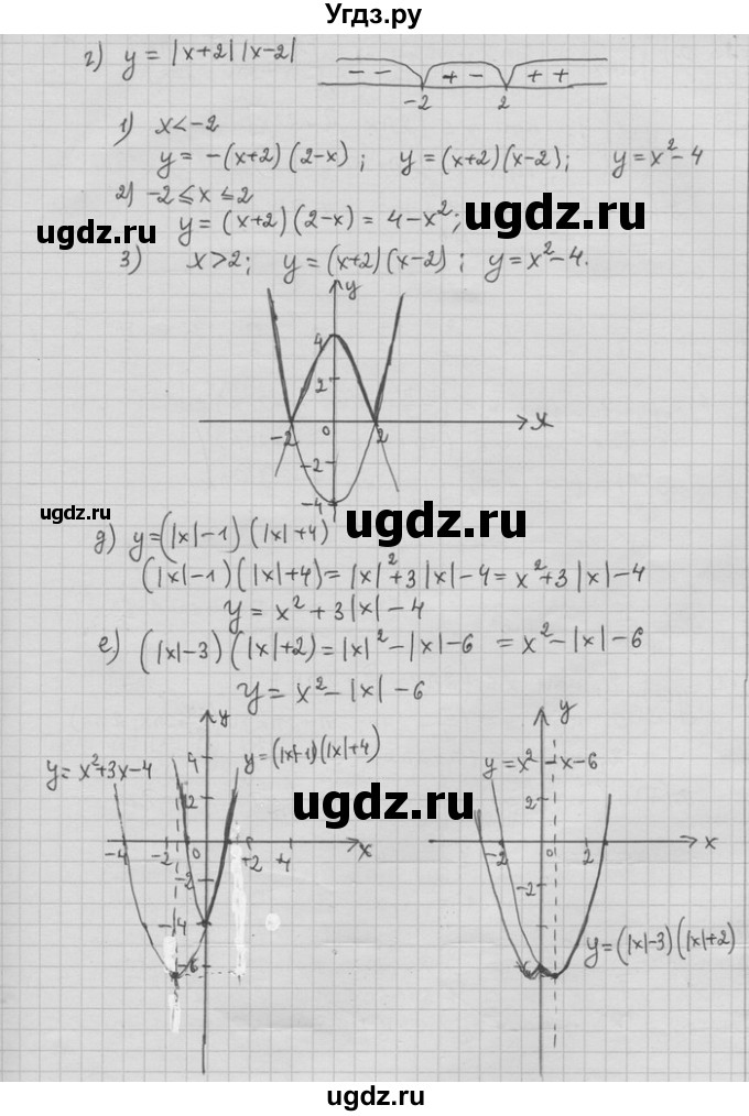 ГДЗ (Решебник) по алгебре 11 класс Никольский С. М. / номер / § 1 / 82(продолжение 2)