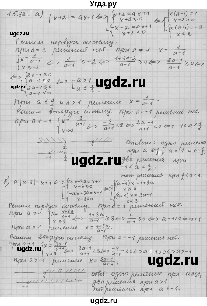 ГДЗ (Решебник) по алгебре 11 класс Никольский С. М. / номер / § 15 / 32