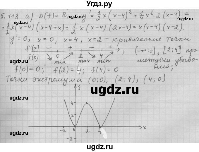 ГДЗ (Решебник) по алгебре 11 класс Никольский С. М. / номер / § 5 / 113