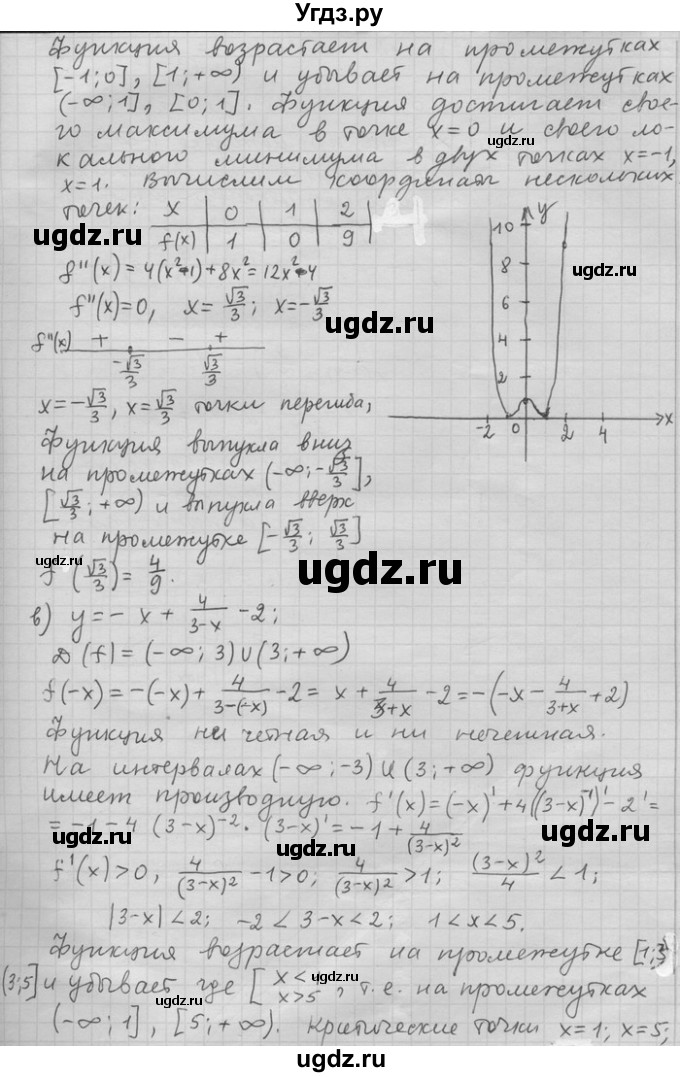 ГДЗ (Решебник) по алгебре 11 класс Никольский С. М. / номер / § 5 / 117(продолжение 3)