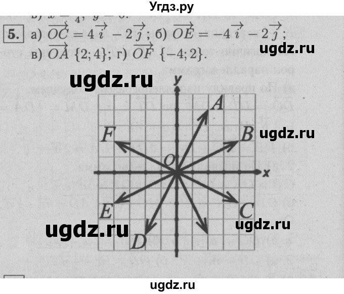 ГДЗ (решебник №1) по геометрии 9 класс (рабочая тетрадь) Л.С. Атанасян / номер / 5