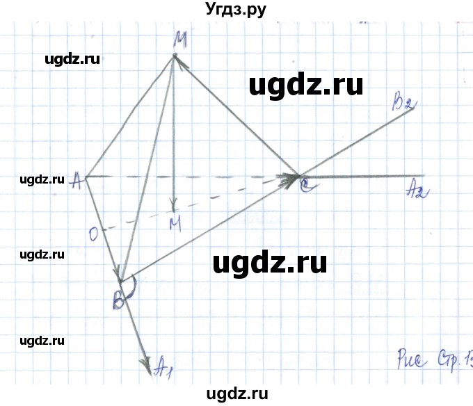 ГДЗ (Решебник) по геометрии 11 класс (рабочая тетрадь) Бутузов В.Ф. / задача номер / 25(продолжение 3)