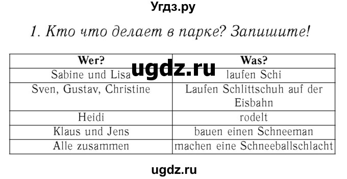 ГДЗ (Решебник №2) по немецкому языку 3 класс (рабочая тетрадь) И.Л. Бим / часть 1. страница номер / 77(продолжение 2)