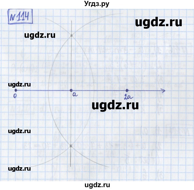ГДЗ (Решебник) по математике 5 класс (Рабочая тетрадь ) Г.К. Муравин / задание / 114