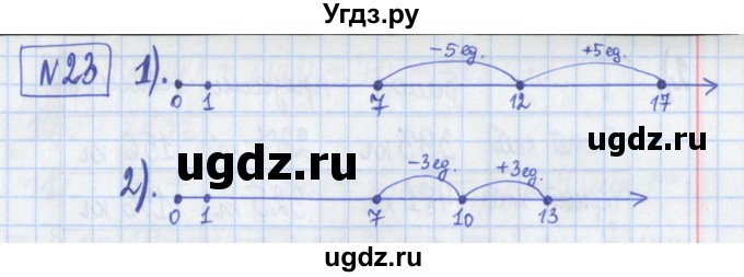 ГДЗ (Решебник) по математике 5 класс (Рабочая тетрадь ) Г.К. Муравин / задание / 23