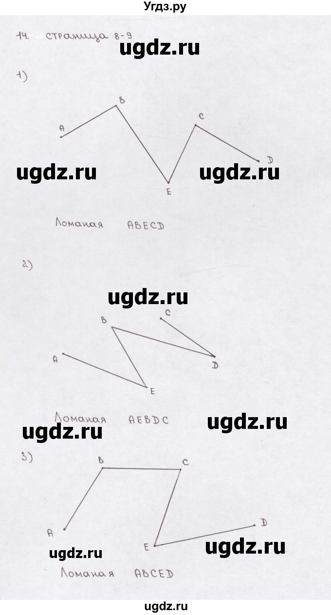 ГДЗ (Решебник) по математике 5 класс (рабочая тетрадь) Е.А. Бунимович / упражнение / 14