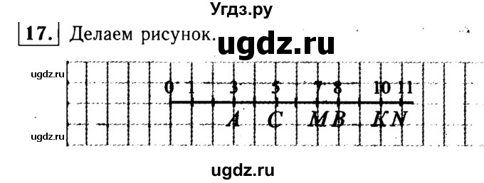 ГДЗ (решебник №1) по математике 5 класс (дидактические материалы) А.С. Чесноков / самостоятельная работа / вариант 1 / 17