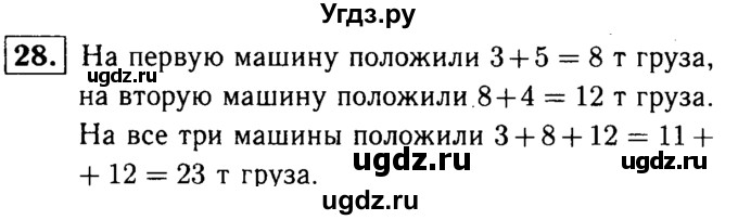 ГДЗ (решебник №1) по математике 5 класс (дидактические материалы) А.С. Чесноков / самостоятельная работа / вариант 3 / 28