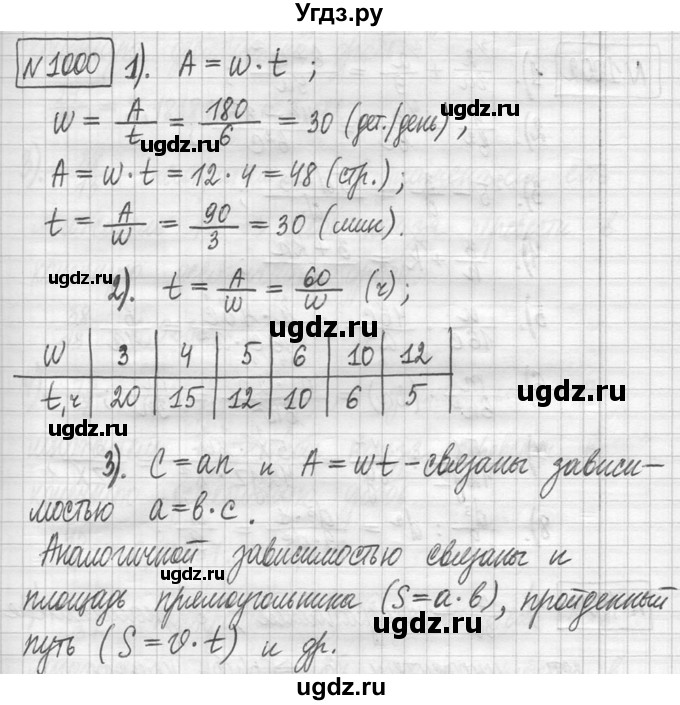 ГДЗ (Решебник ) по математике 5 класс Л.Г. Петерсон / часть 2 / 1000