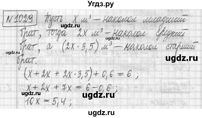 ГДЗ (Решебник ) по математике 5 класс Л.Г. Петерсон / часть 2 / 1029