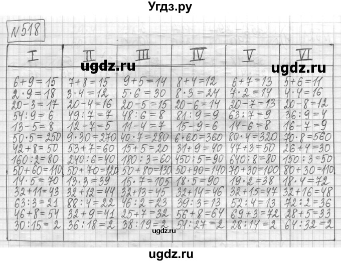 ГДЗ (Решебник ) по математике 5 класс Л.Г. Петерсон / часть 2 / 518