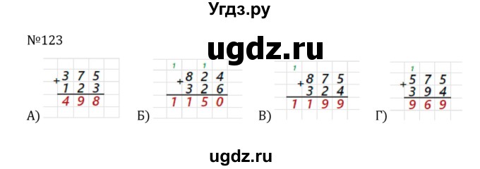 ГДЗ (Решебник к учебнику 2022) по математике 5 класс С.М. Никольский / задание номер / 123