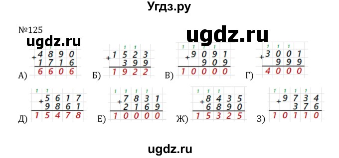 ГДЗ (Решебник к учебнику 2022) по математике 5 класс С.М. Никольский / задание номер / 125