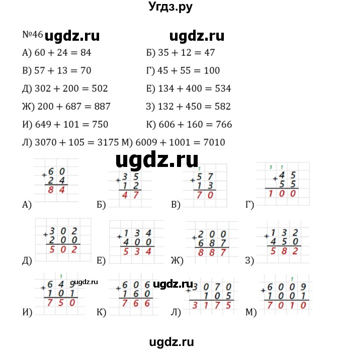 ГДЗ (Решебник к учебнику 2022) по математике 5 класс С.М. Никольский / задание номер / 46