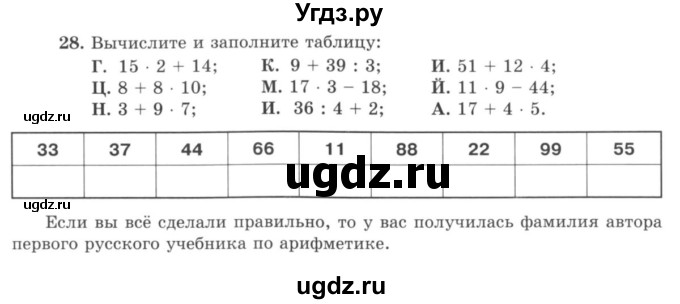 ГДЗ (учебник) по математике 5 класс И.И. Зубарева / номер / 28