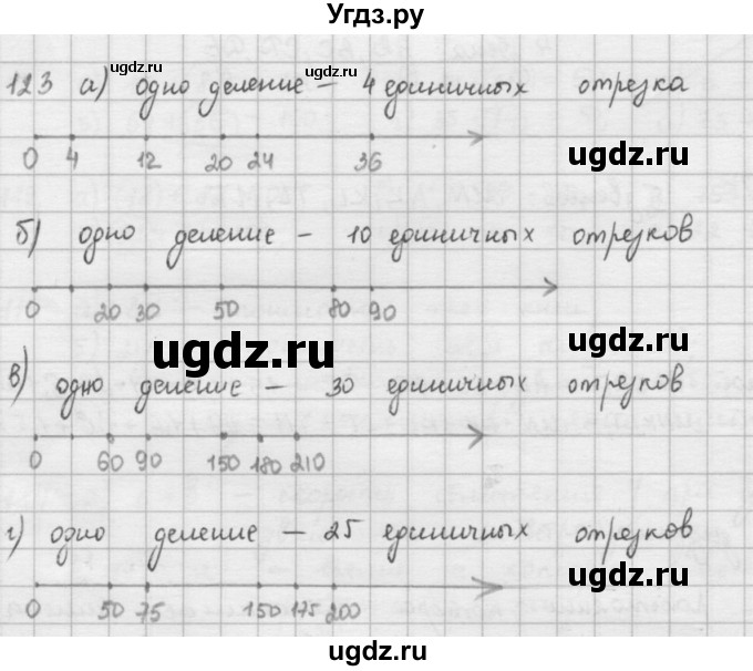 ГДЗ (решебник) по математике 5 класс И.И. Зубарева / номер / 123