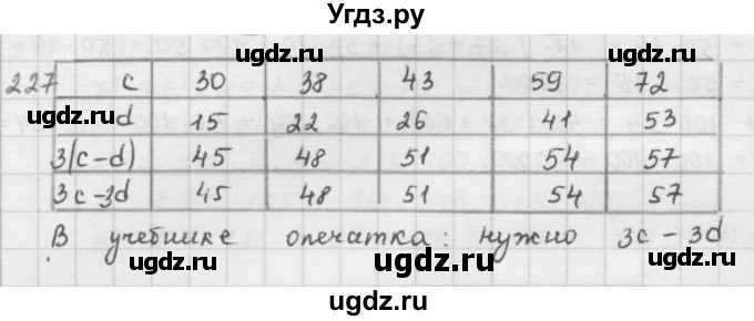 ГДЗ (решебник) по математике 5 класс И.И. Зубарева / номер / 227