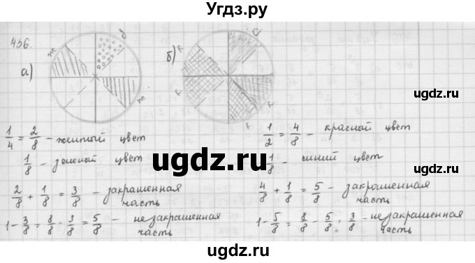 ГДЗ (решебник) по математике 5 класс И.И. Зубарева / номер / 436