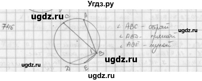 ГДЗ (решебник) по математике 5 класс И.И. Зубарева / номер / 746