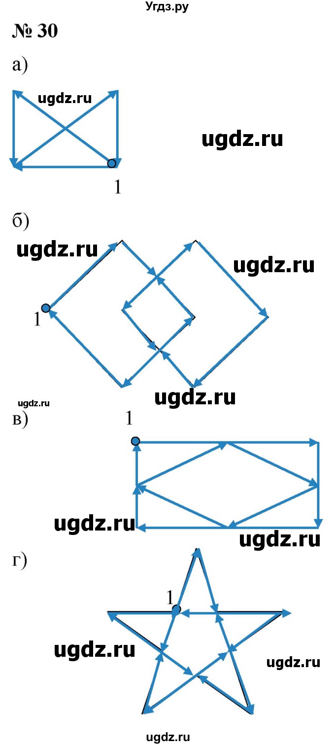 ГДЗ (Решебник №1) по математике 5 класс (рабочая тетрадь) А.Г. Мерзляк / номер / 30