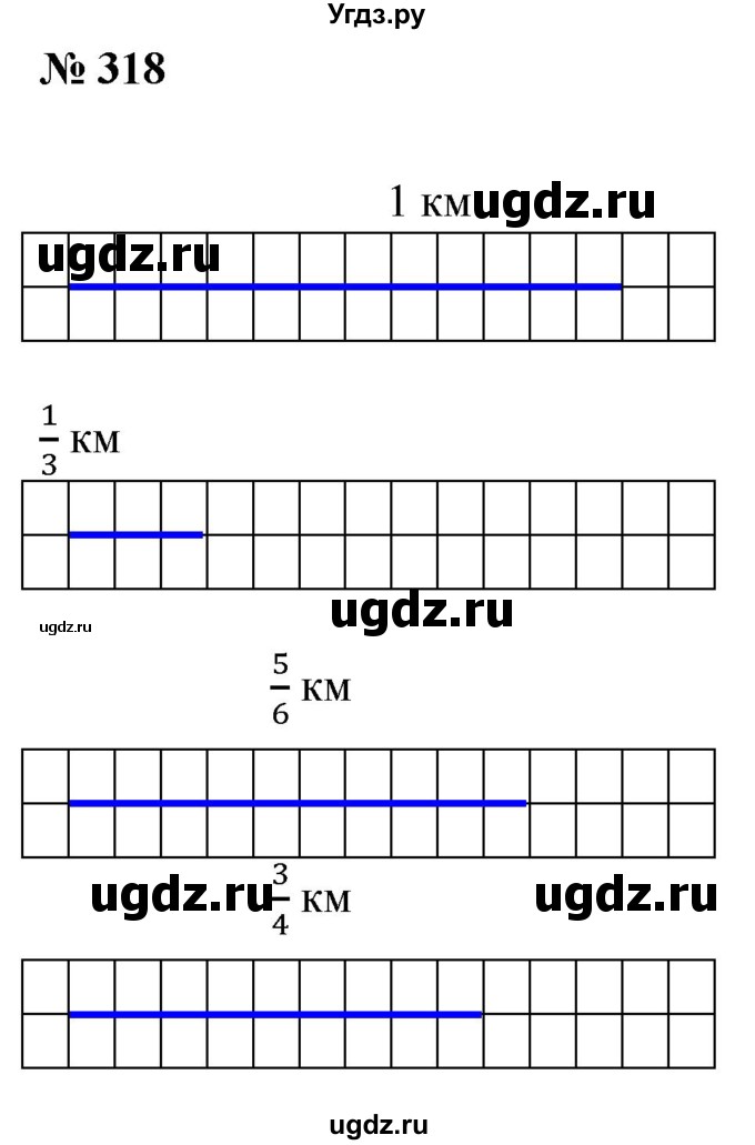 ГДЗ (Решебник №1) по математике 5 класс (рабочая тетрадь) А.Г. Мерзляк / номер / 318