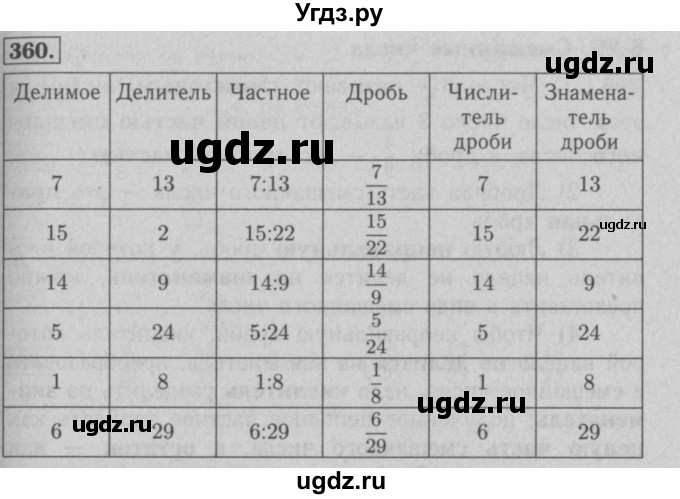 ГДЗ (Решебник №2) по математике 5 класс (рабочая тетрадь) А.Г. Мерзляк / номер / 360