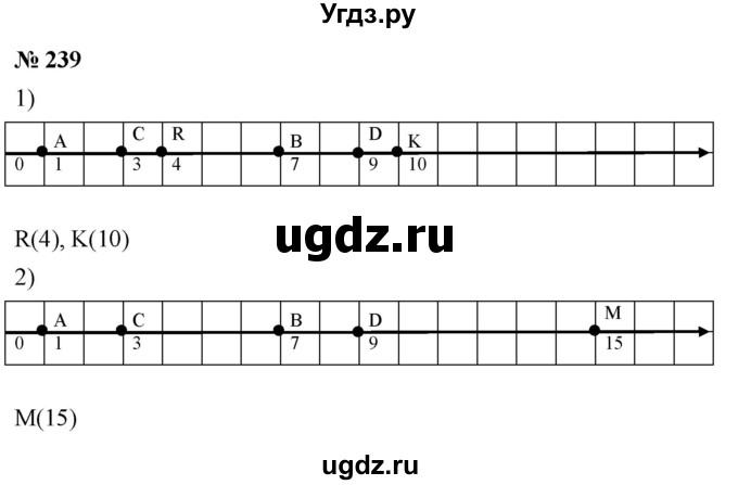 ГДЗ (Решебник к учебнику 2021) по математике 5 класс А.Г. Мерзляк / номер / 239