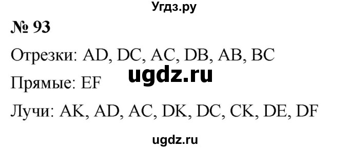 ГДЗ (Решебник к учебнику 2021) по математике 5 класс А.Г. Мерзляк / номер / 93