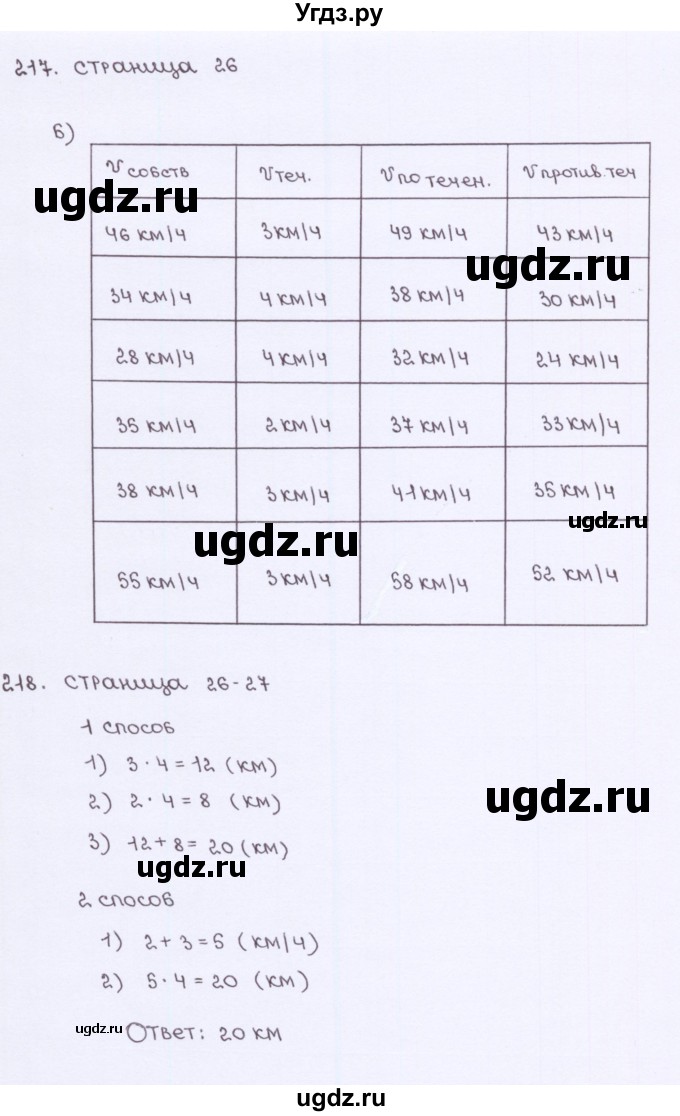 ГДЗ (Решебник) по математике 5 класс (рабочая тетрадь) Потапов М. К. / часть 2. страница / 26(продолжение 2)